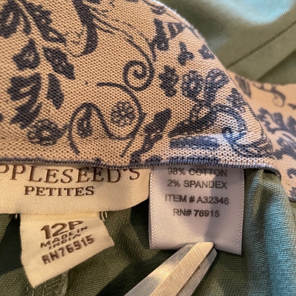 Appleseed's Sage Cotton Pants - 12p - Picture 8 of 8
